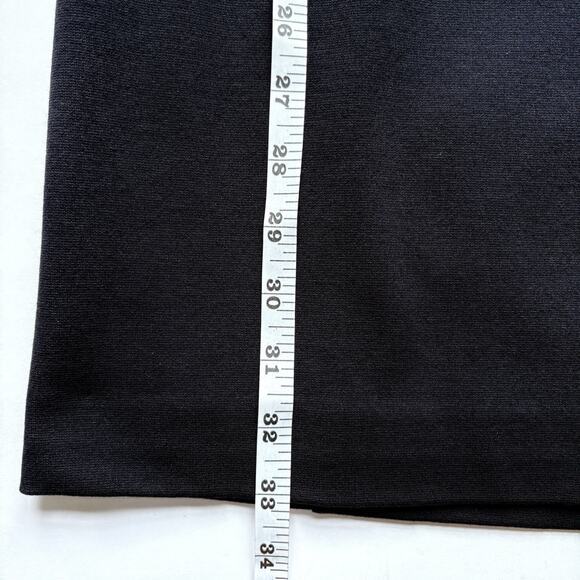 NEW Express Bodycon Little Black Mini Dress Cutout Back Gothic Party LBD Size 2 - Picture 10 of 11